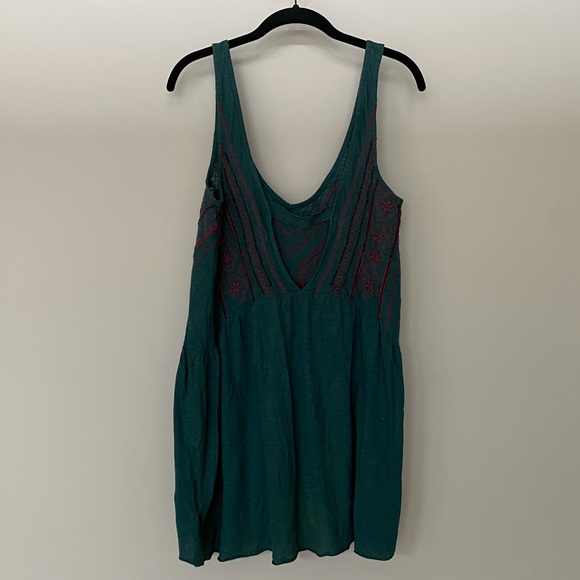Urban Outfitters Backless Dark Teal Dress - Picture 8 of 15